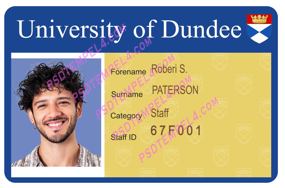 student ID card PSD templates