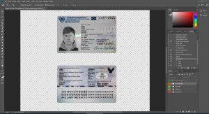 Cyprus id card template psd fake fully editable high quality