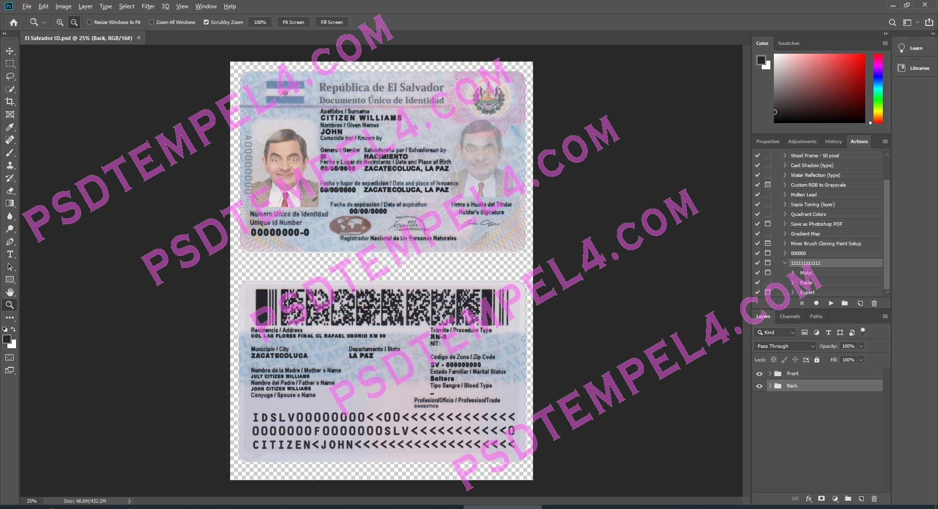 El Salvador id card