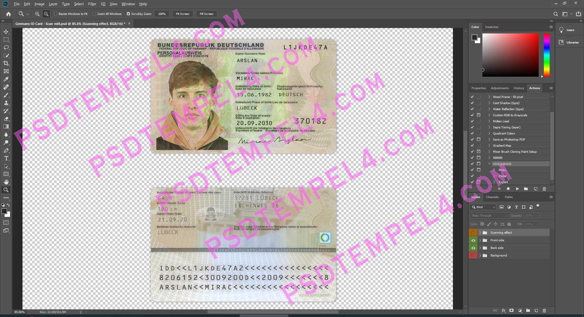 Germany id card - Version 3