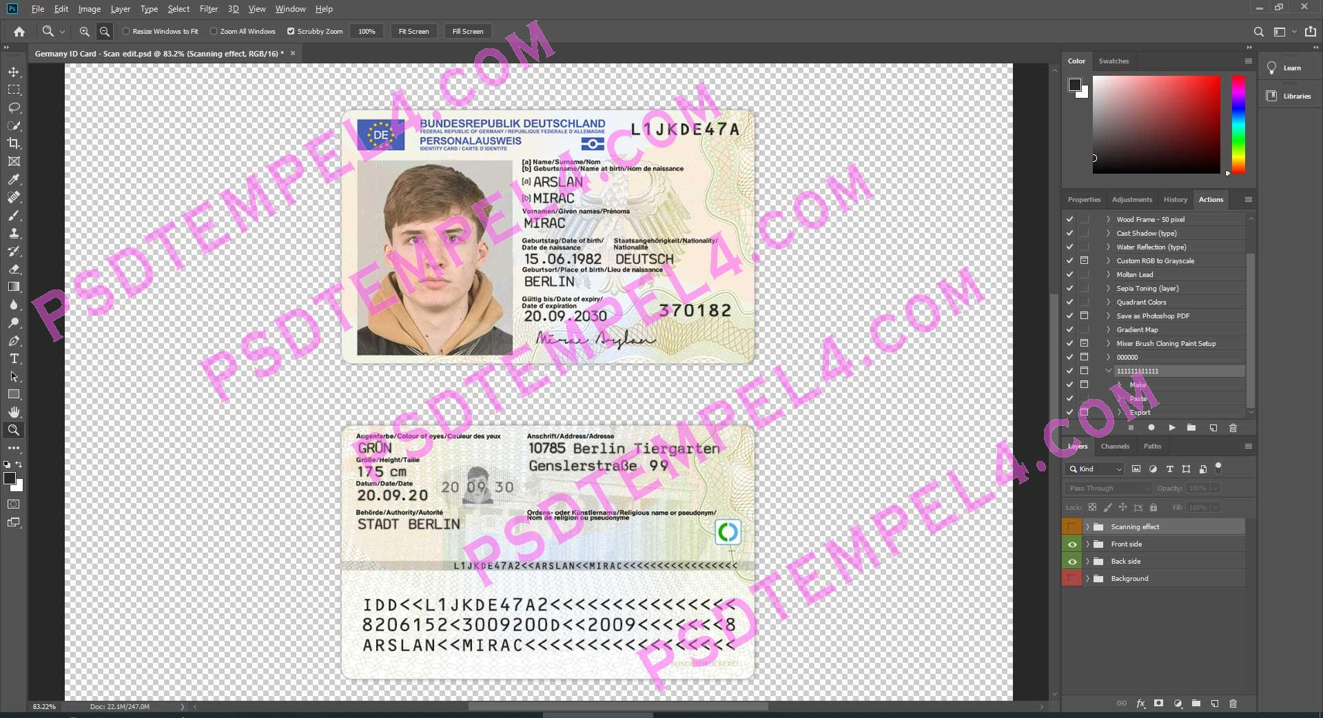 Germany id card - Version 5