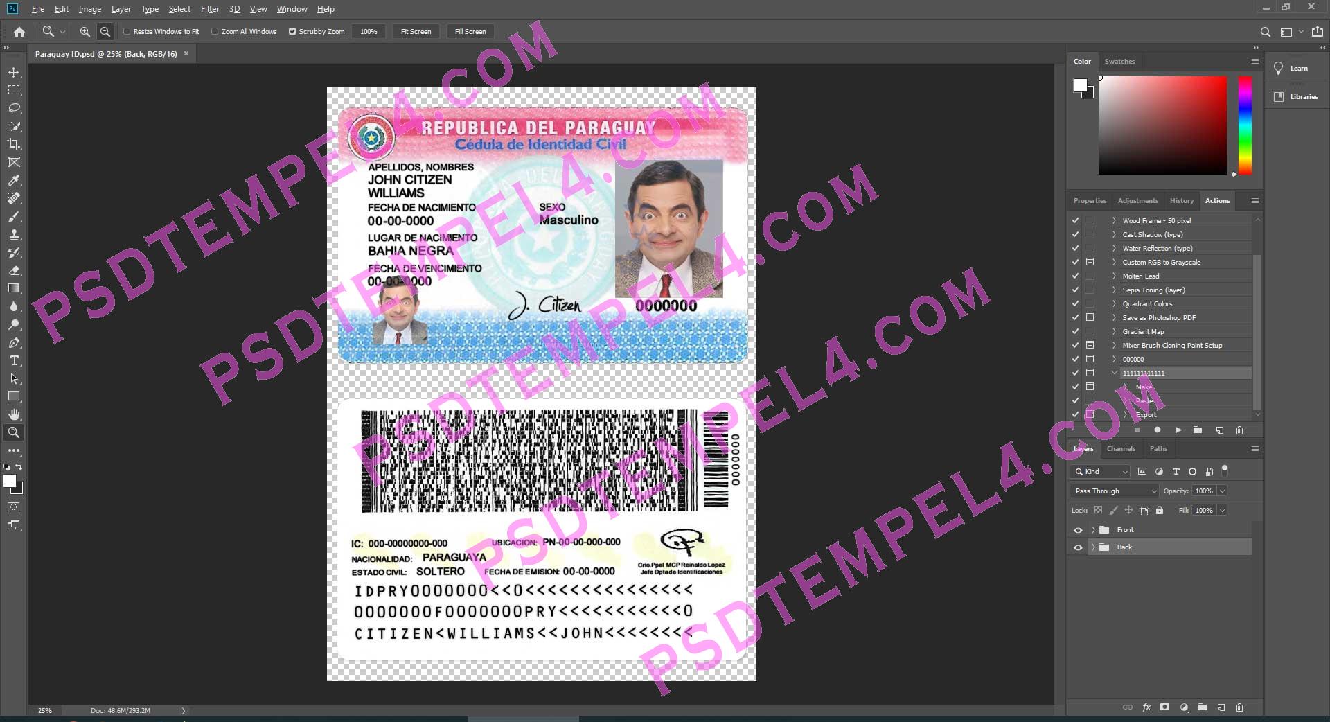 Paraguay id card