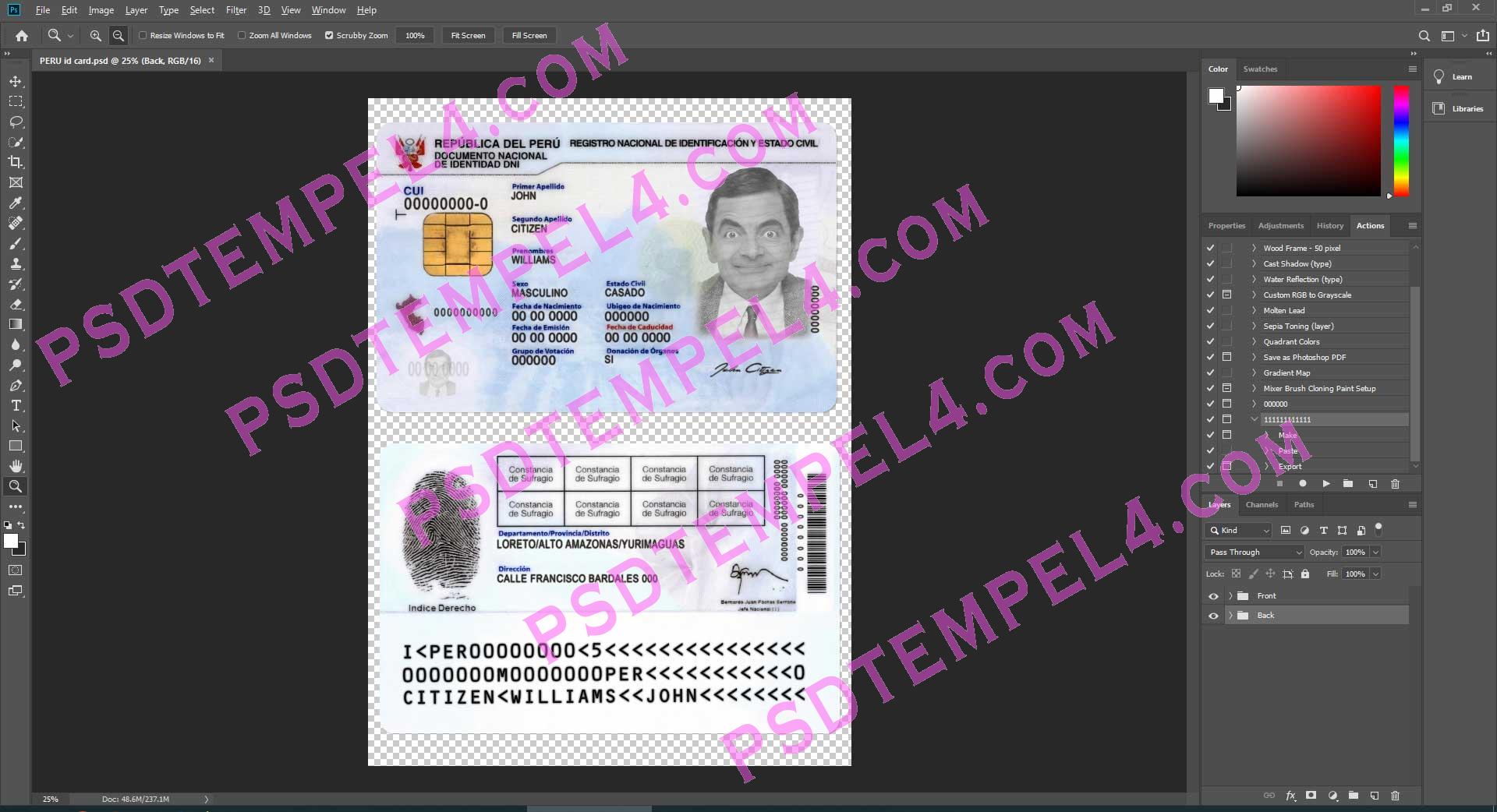 Peru id card