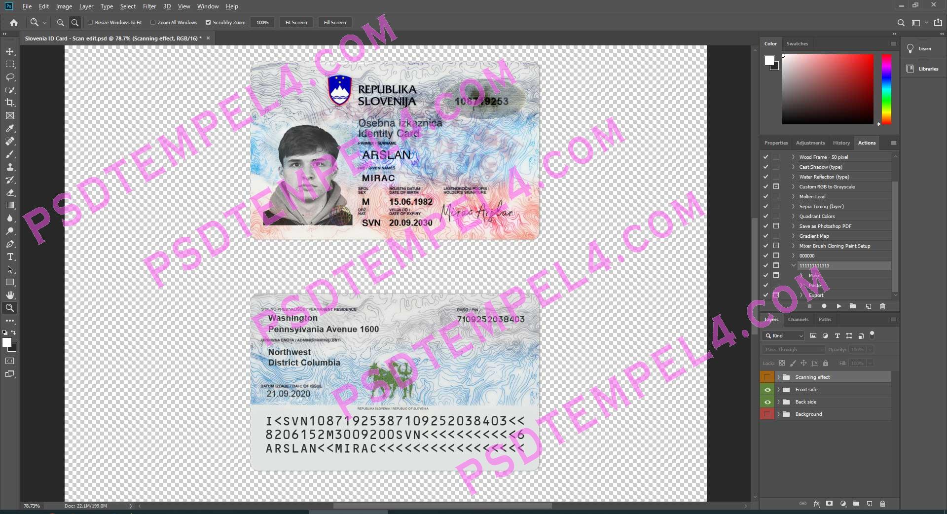 Slovenia ID Card