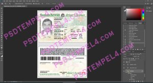 Canada Saskatchewan Driver License