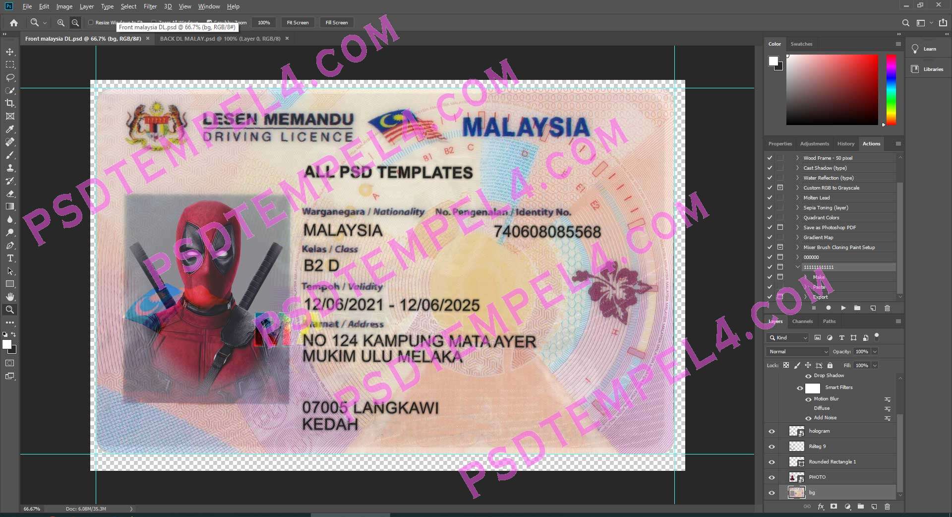 Malaysia Driver License