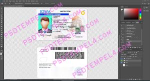 USA Iowa Driver License
