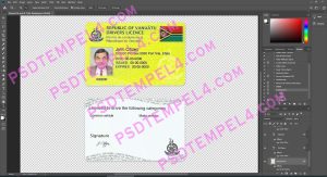 Vanuatu Driver License