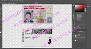 USA New Jersey Driver License