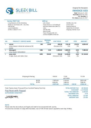 India sleek bill invoicing software company invoice utility billInd
