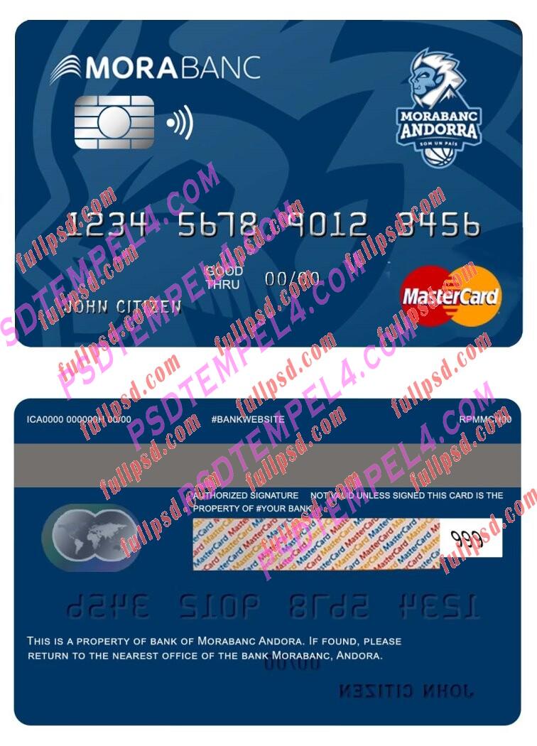 Andora Morabank Mastercard PSD