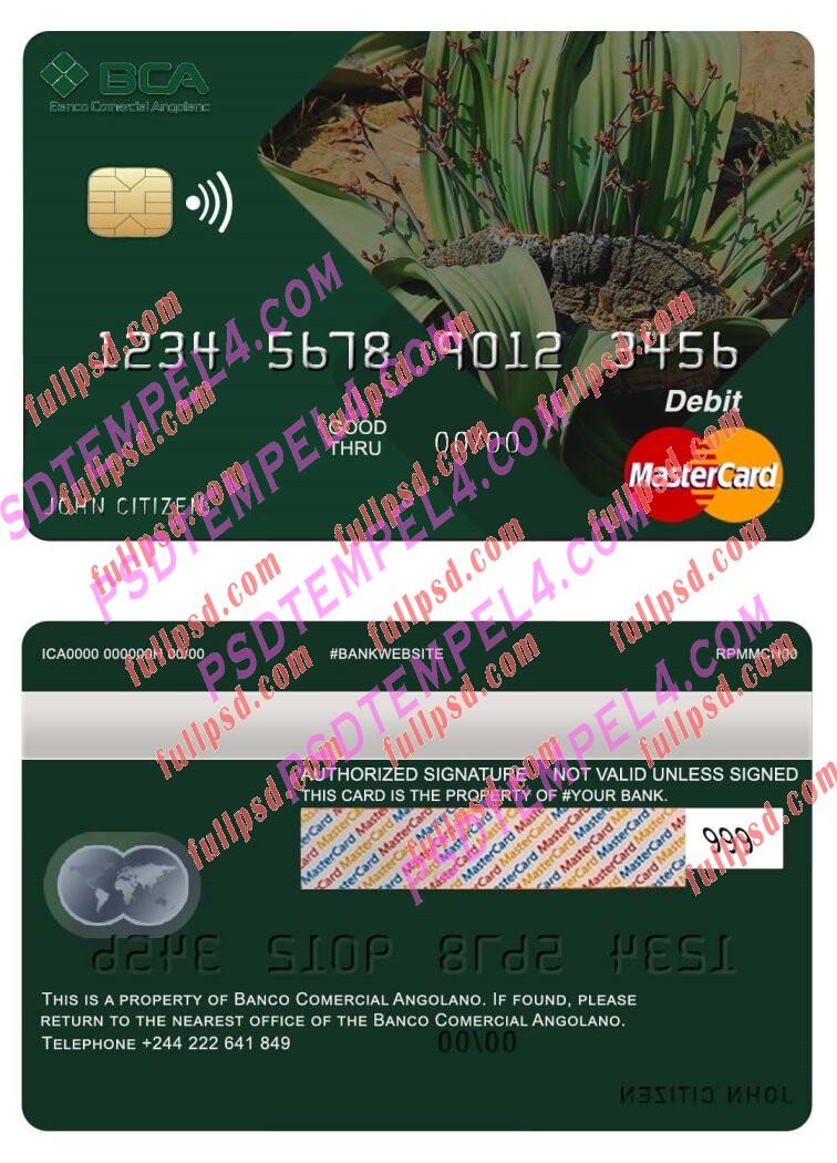 Angola Comercial Bank Mastercard PSD
