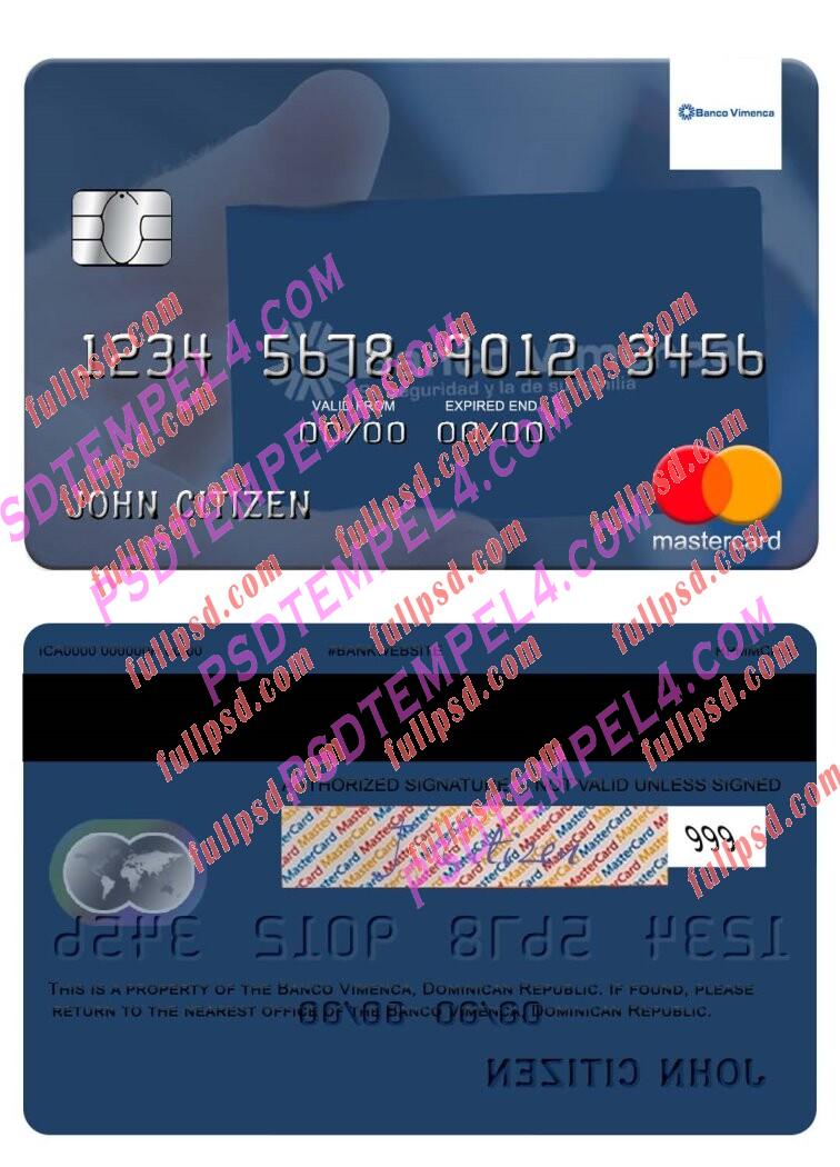 Dominican Republic Banco Vimecan Mastercard PSD