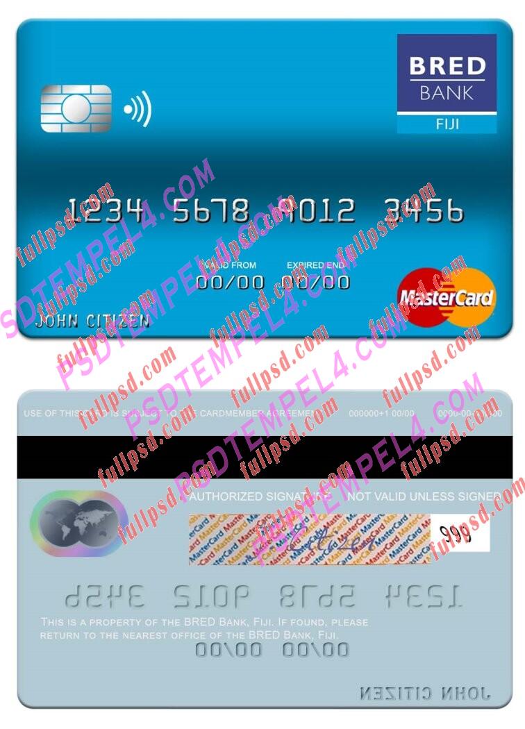 Fiji BRED Bank Mastercard PSD