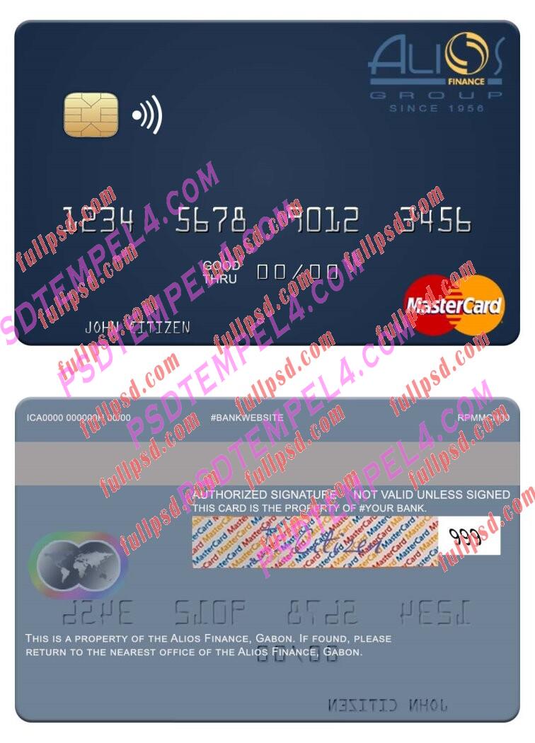 Gabon Alios Finance Mastercard PSD