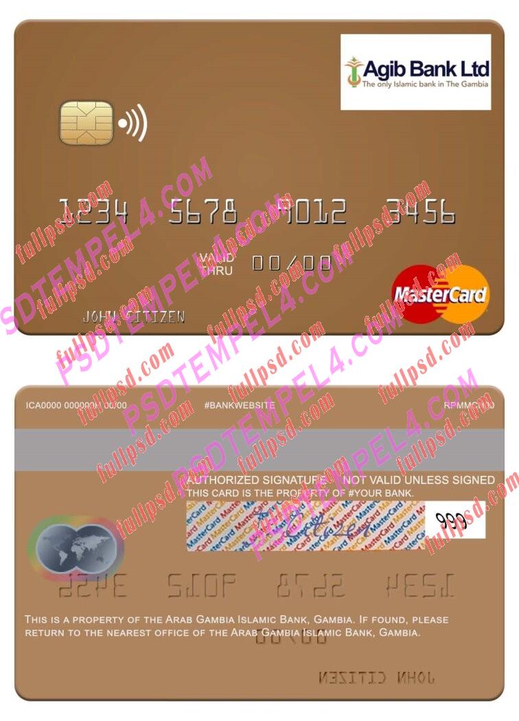 Gambia Arab Gambia Islamic Bank Mastercard PSD