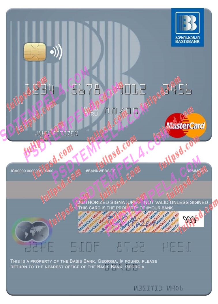 Georgia Basis Bank Mastercard PSD