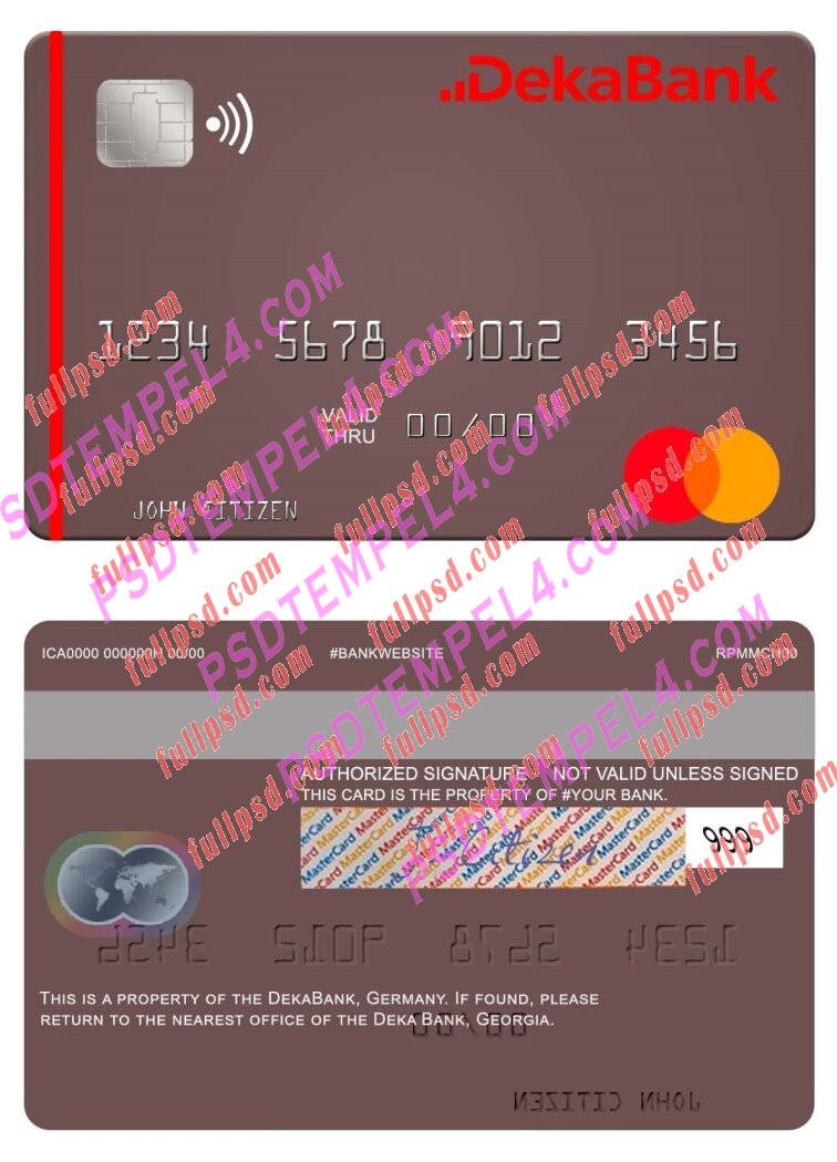Germany Deka Bank Mastercard PSD