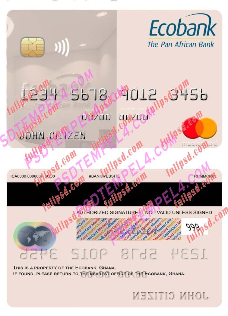 Ghana Ecobank Ghana Mastercard PSD