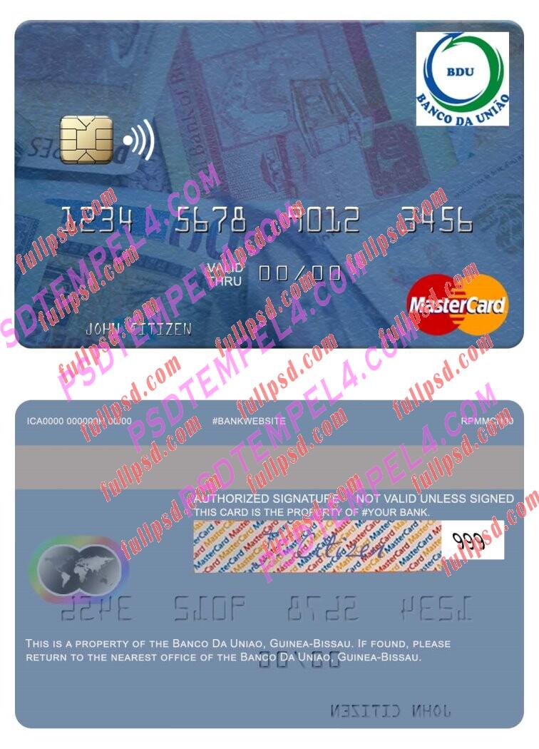 Guine Bissau Banco Da Uniao visa Mastercard PSD