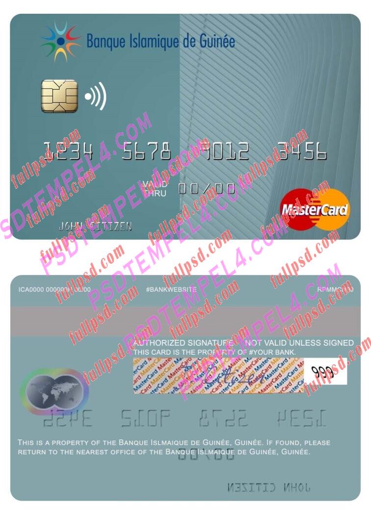Guinea Banque Islmaique de Guinee Mastercard PSD