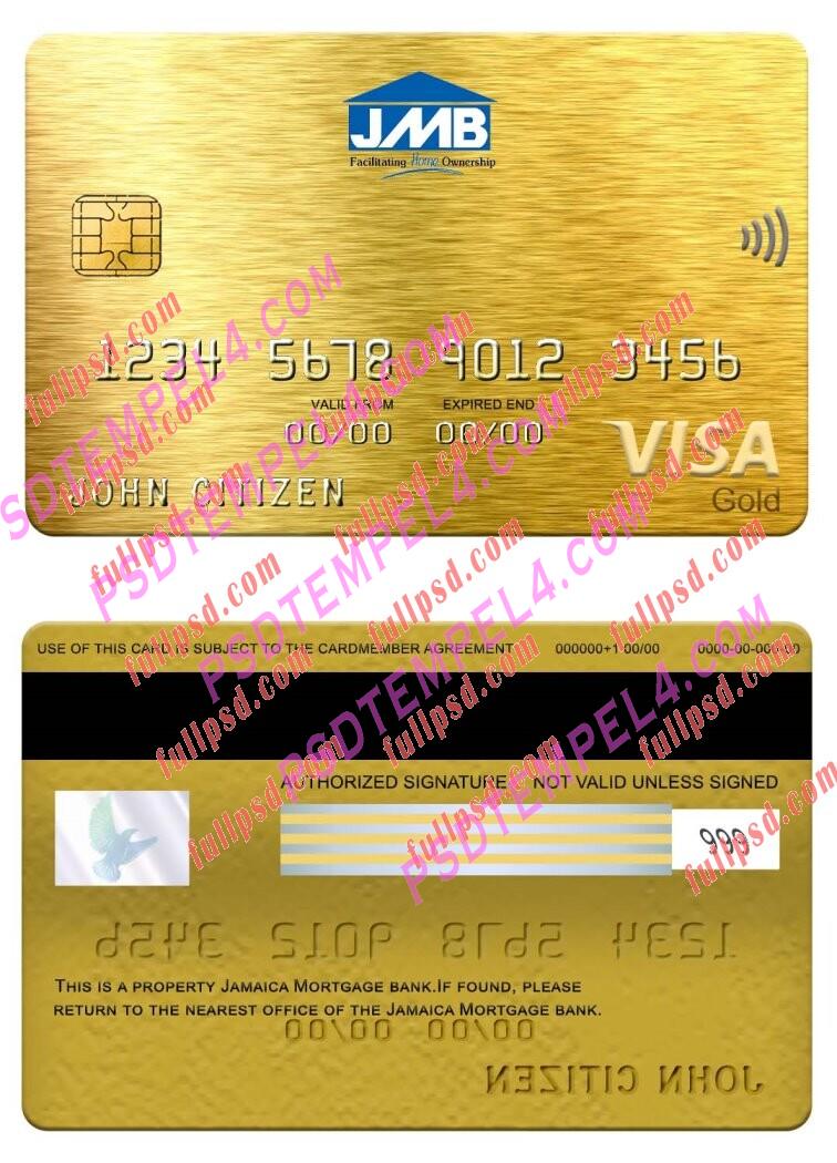Jamaica Mortgage bank visa gold card PSD