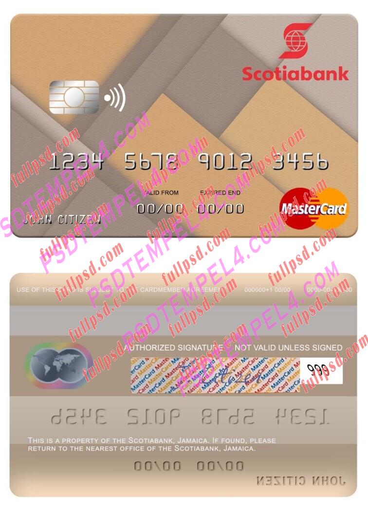Jamaica Scotiabank Mastercard PSD