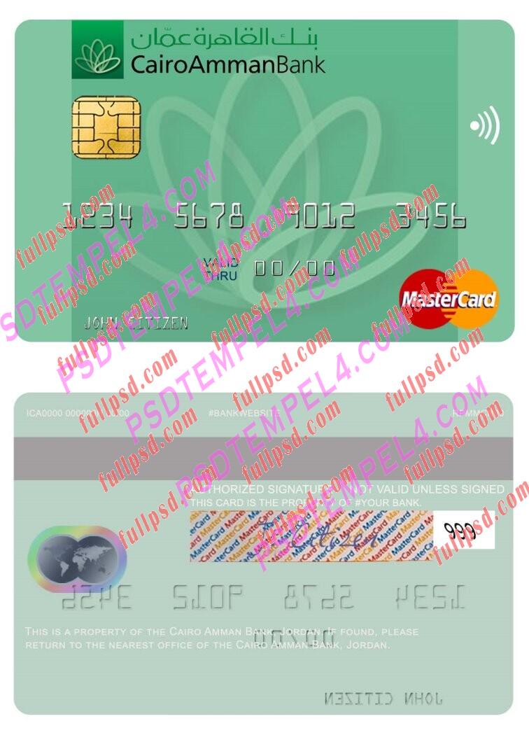 Jordan Cairo Amman Bank Mastercard PSD