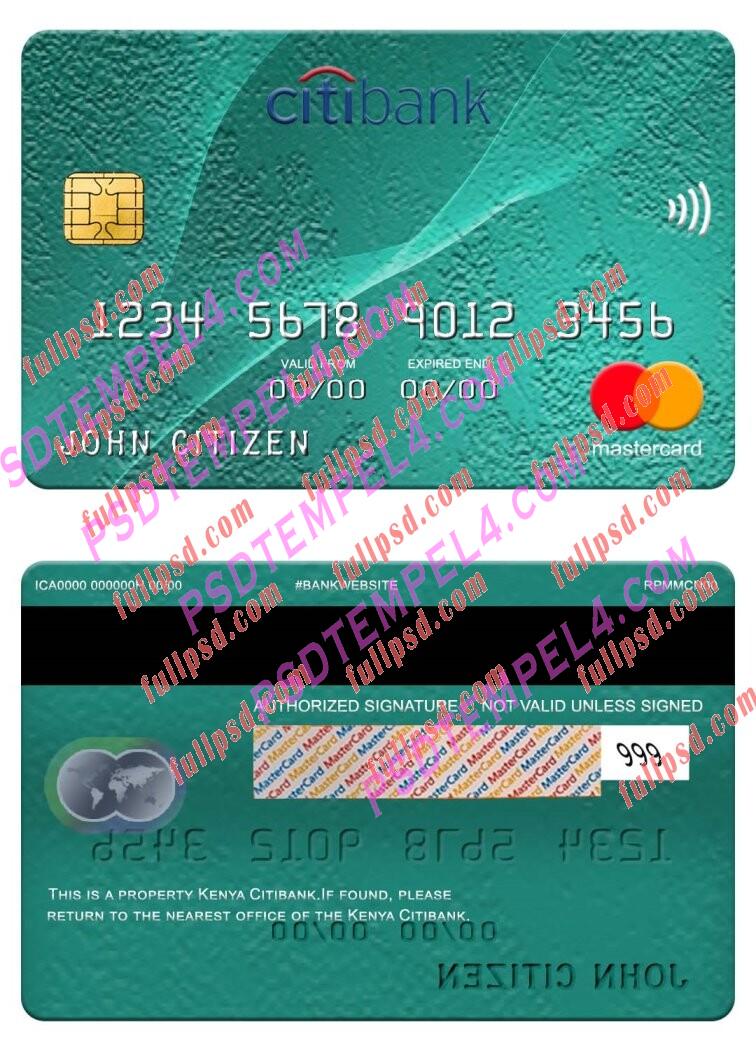 Kenya Citibank Mastercard PSD