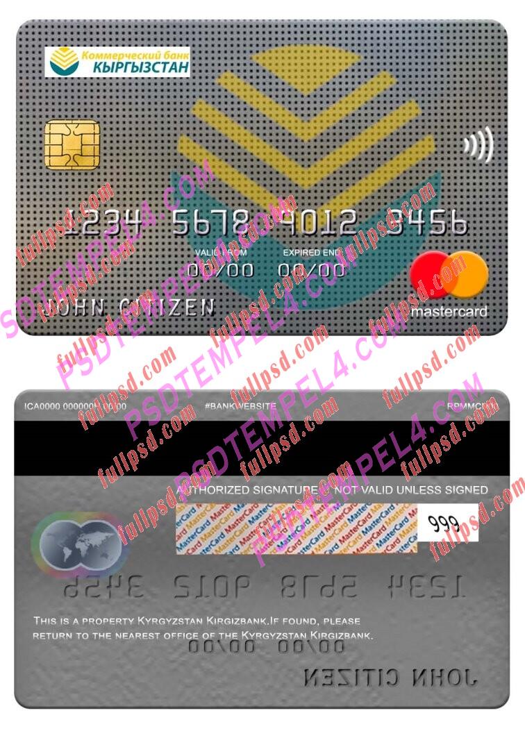 Kyrgyzstan Kirgizbank Mastercard PSD