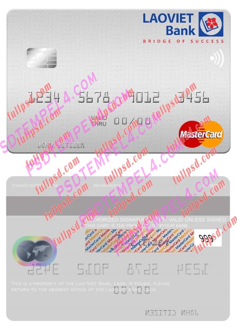 Laos Lao Viet Mastercard PSD