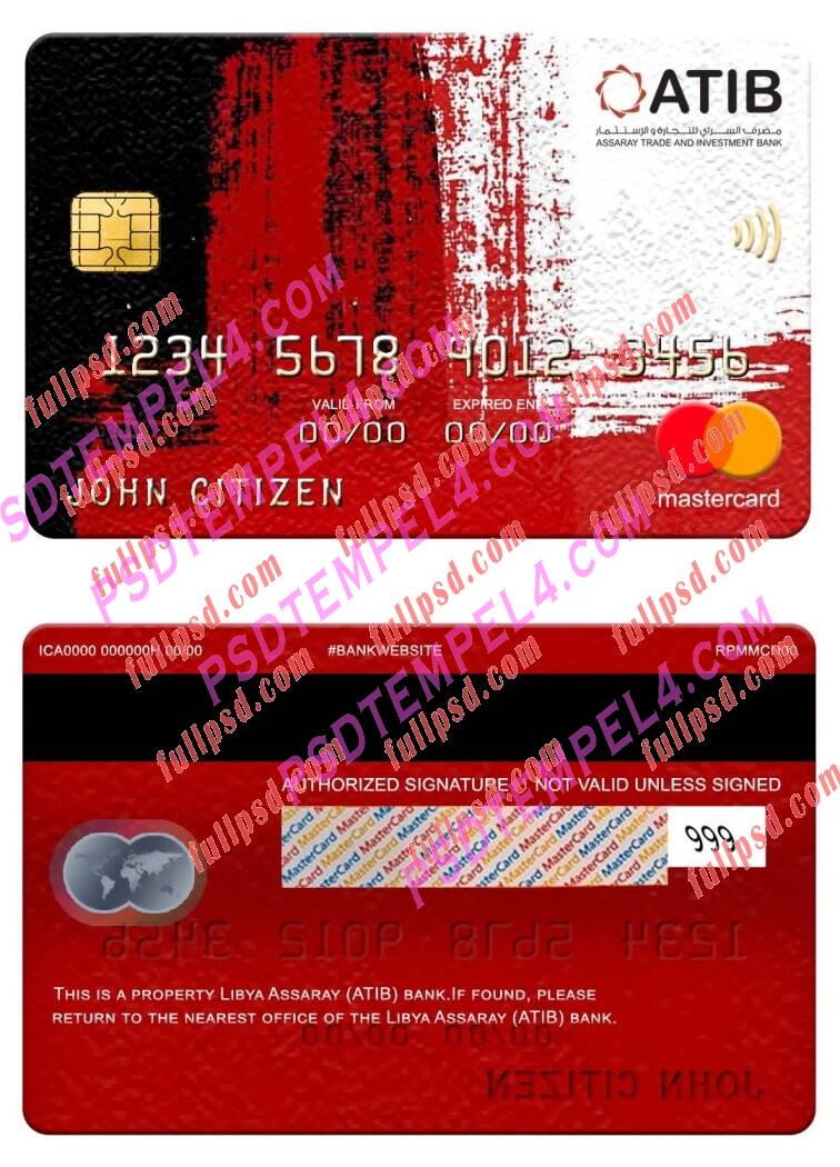 Libya Assaray ATIB bank Mastercard PSD