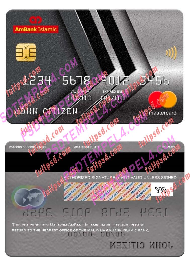 Malaysia AmBank Islamic bank Mastercard PSD