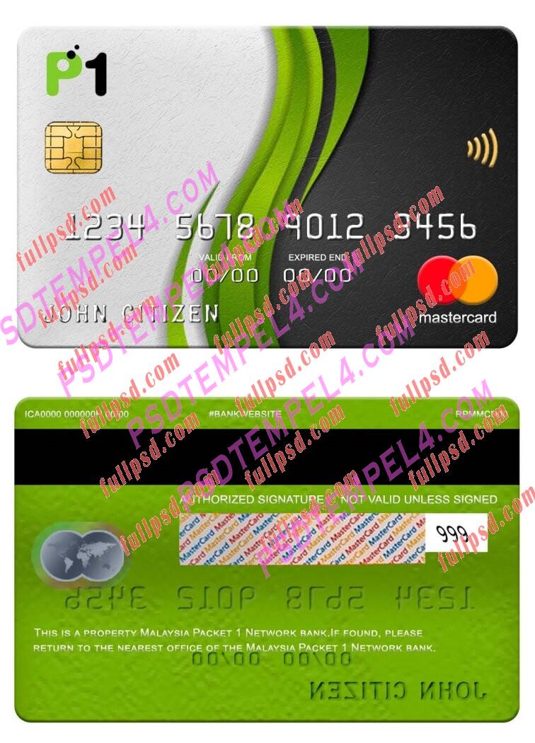Malaysia Packet 1 Network bank Mastercard PSD