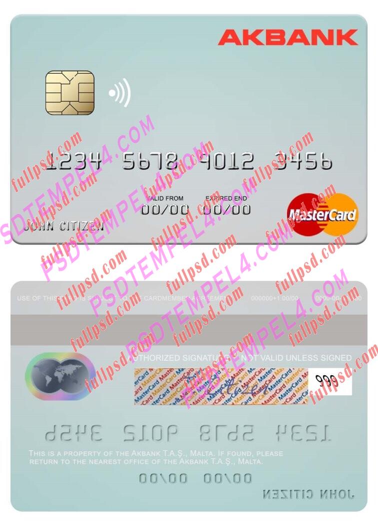 Malta Akbank T.A.S. Mastercard PSD