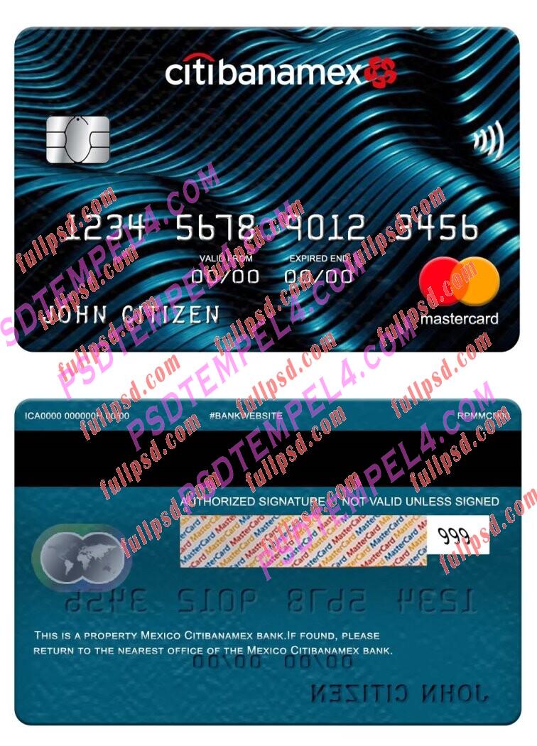 Mexico Citibanamex bank Mastercard PSD