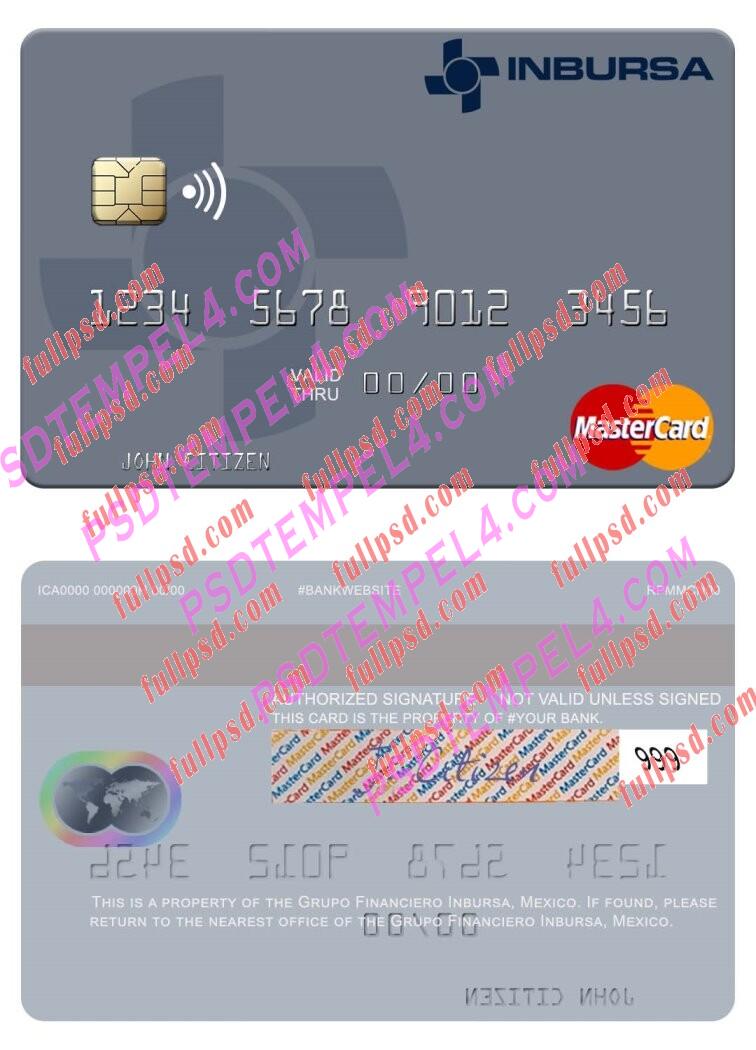 Mexico Grupo Financiero Inbursa Mastercard PSD