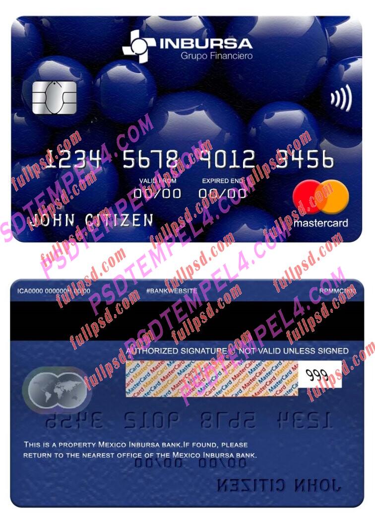 Mexico Inbursa bank Mastercard PSD