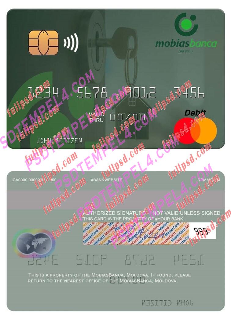 Moldova MobiasBanca Mastercard PSD