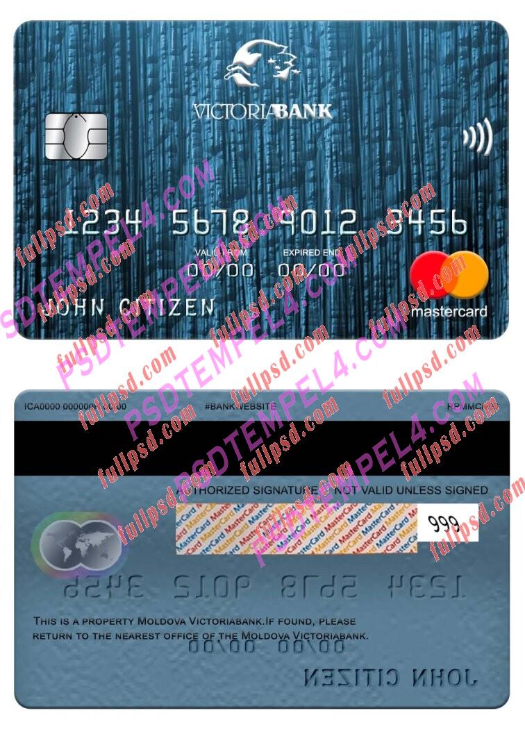 Moldova Victoriabank Mastercard PSD
