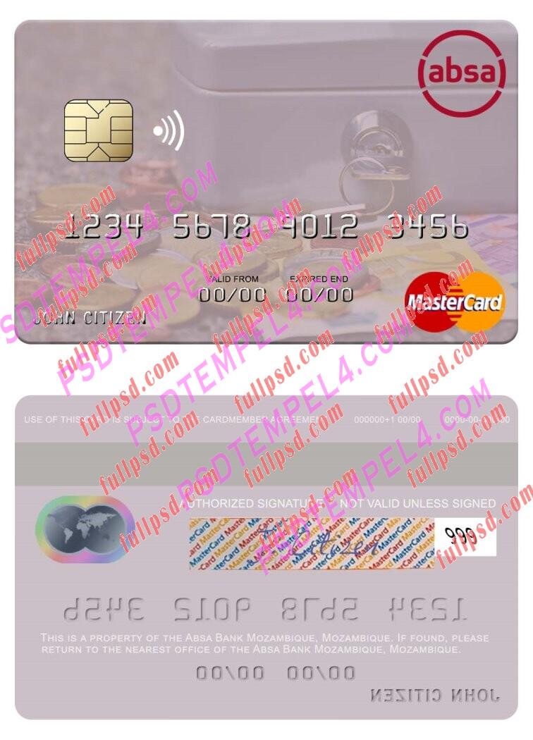 Mozambique Absa Bank Mozambique Mastercard PSD