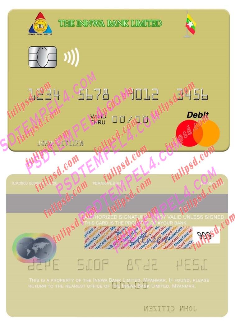 Myanmar Innwa Bank Limited Mastercard PSD