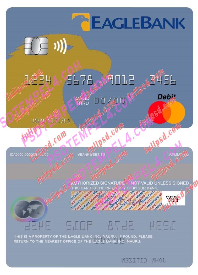 Nauru Eagle Bank Inc Mastercard PSD