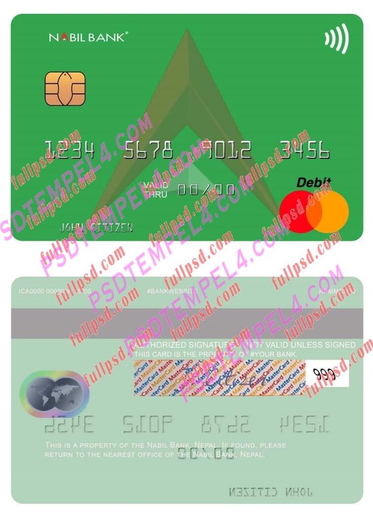 Nepal Nabil Bank Mastercard PSD