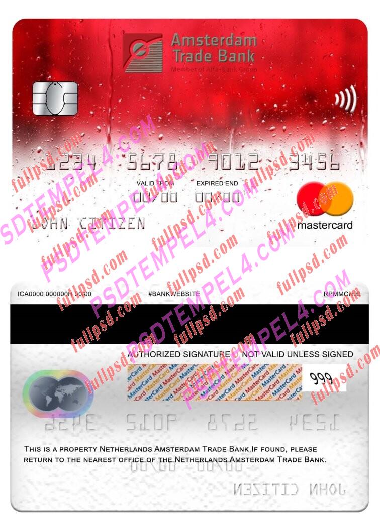 Netherlands Amsterdam Trade Bank Mastercard PSD