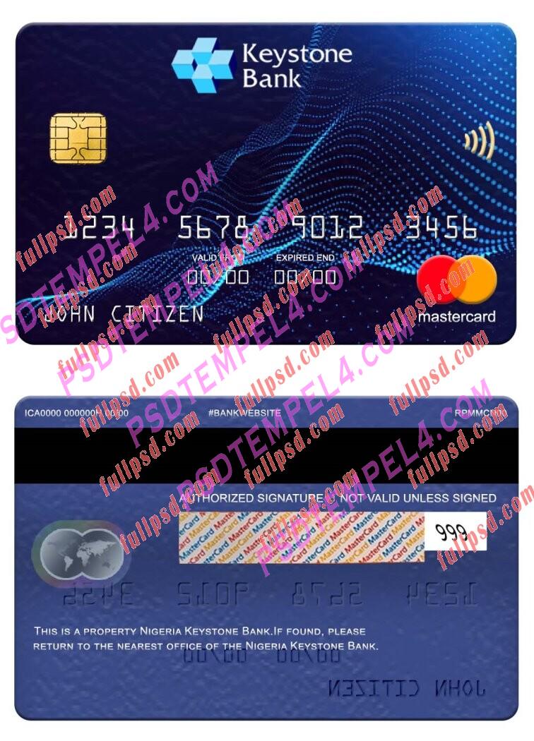 Nigeria Keystone Bank Mastercard PSD