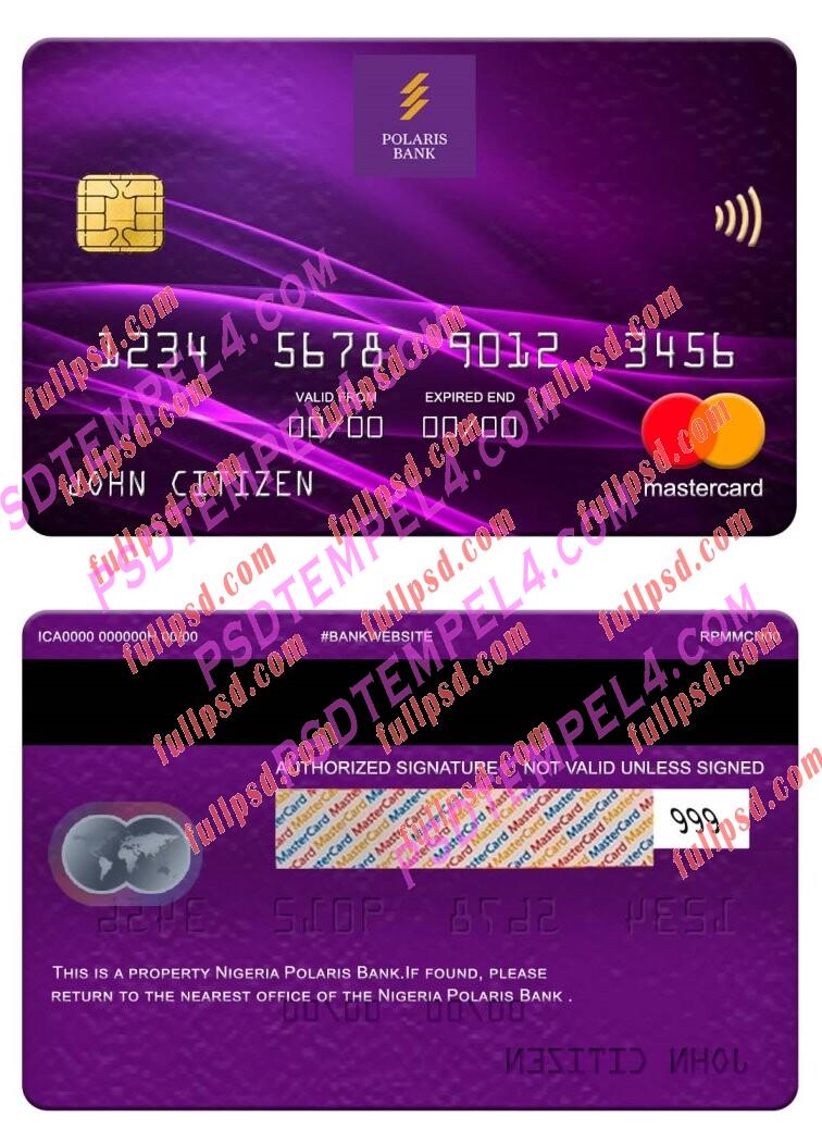 Nigeria Polaris Bank Mastercard PSD
