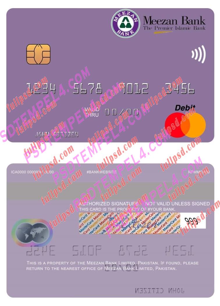 Pakistan Meezan Bank Limited Mastercard PSD