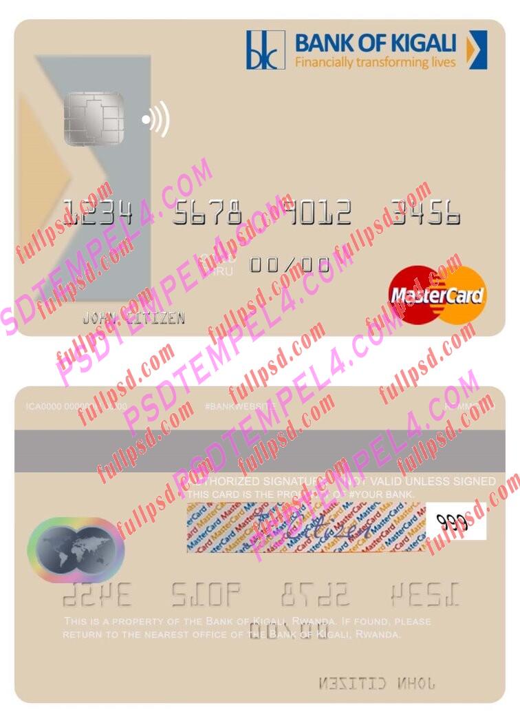 Rwanda Equity Bank Mastercard PSD