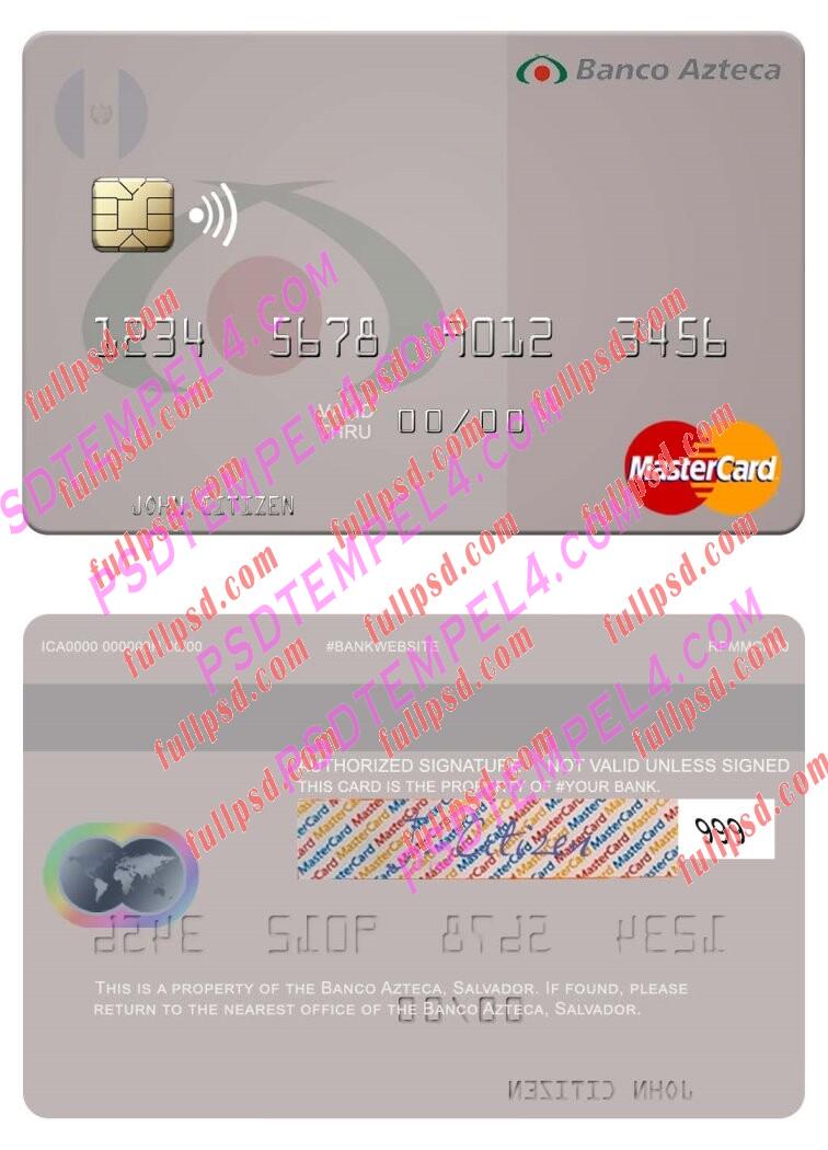 Salvador Bandesal Bank Mastercard PSD